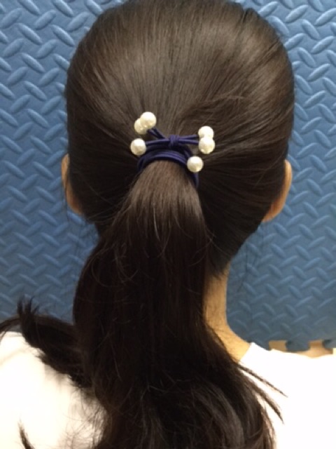 3 dây buộc tóc - có 4 kiểu / cặp tóc