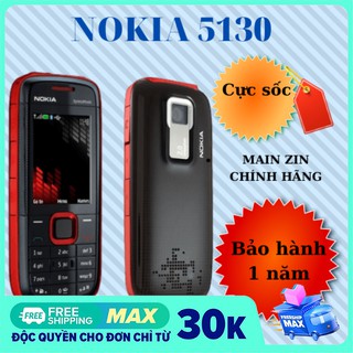 [Miễn phí ship] Điện thoại nokia 5130 XpressMusic main zin chính hãng kèm pin và sạc-Bảo hành 12 tháng