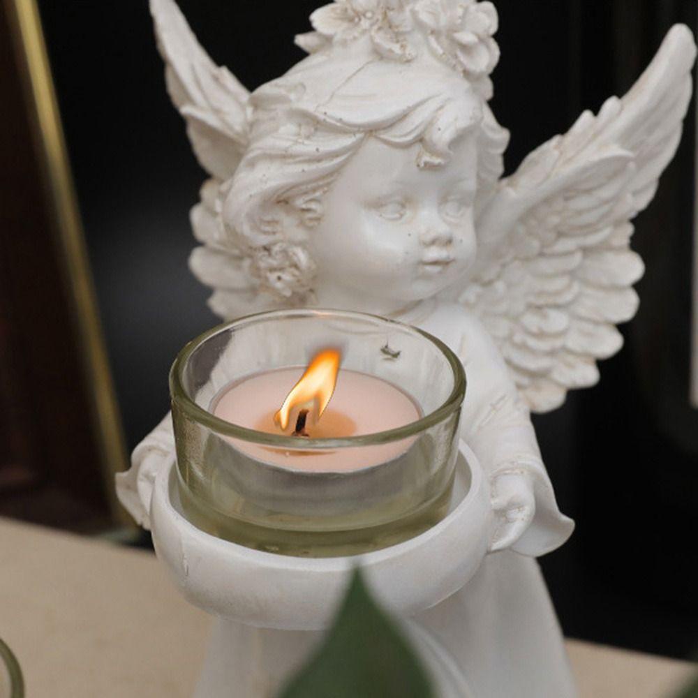 Tượng Thiên Thần Bằng Resin Trang Trí Phòng Khách Phong Cách Châu Âu