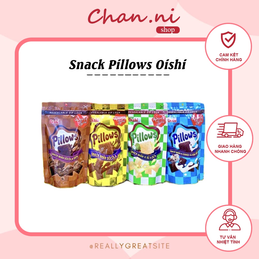 Snack Pillows Oishi đủ vị gói 85g