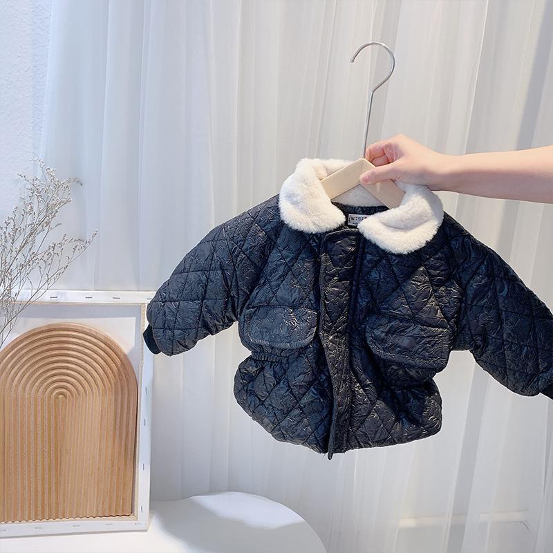 Áo khoác cotton dày phong cách Hàn Quốc thời trang mùa đông mới năm 2021 cho bé gái