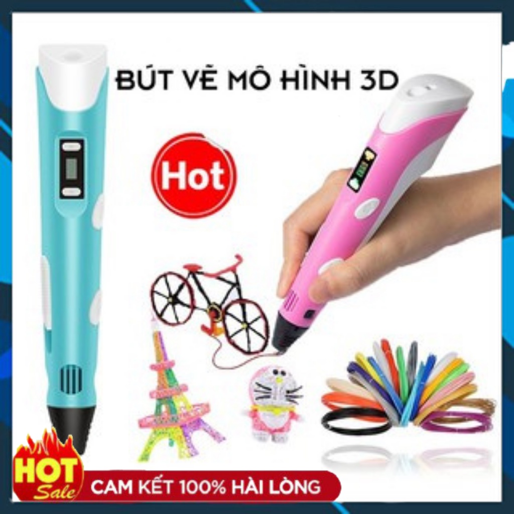 Bộ Bút Vẽ 3D Cho Bé Độc Đáo Kèm Phụ Kiện Sáng Tạo Độc Đáo Thỏa Sức Sáng Tạo