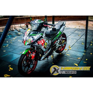  Decal Tem Trùm Xe Exciter 150 Mẫu   Skull