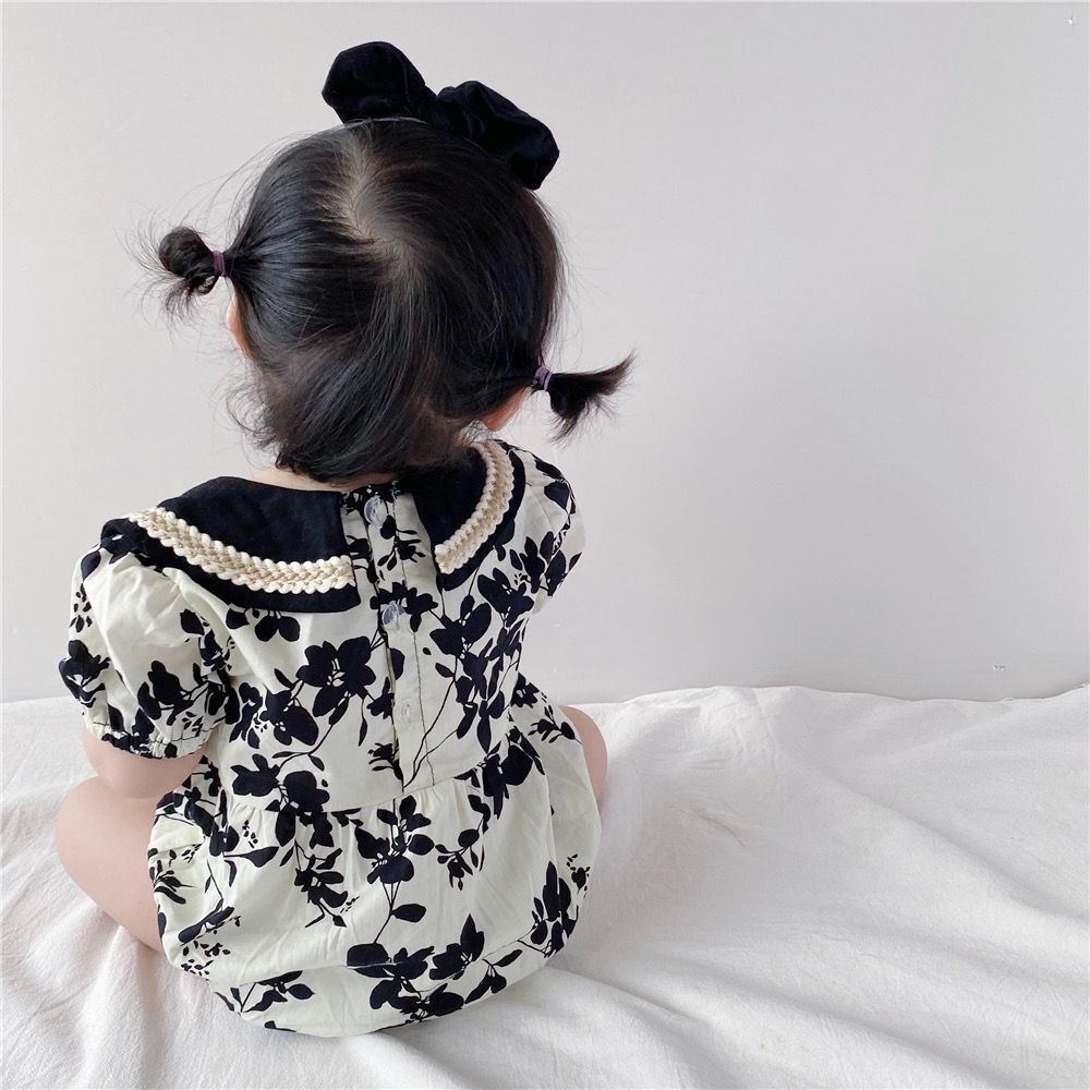 Đầm Tay Ngắn Chất Liệu Cotton Thời Trang Hàn Quốc 2022 Dành Cho Bé Gái