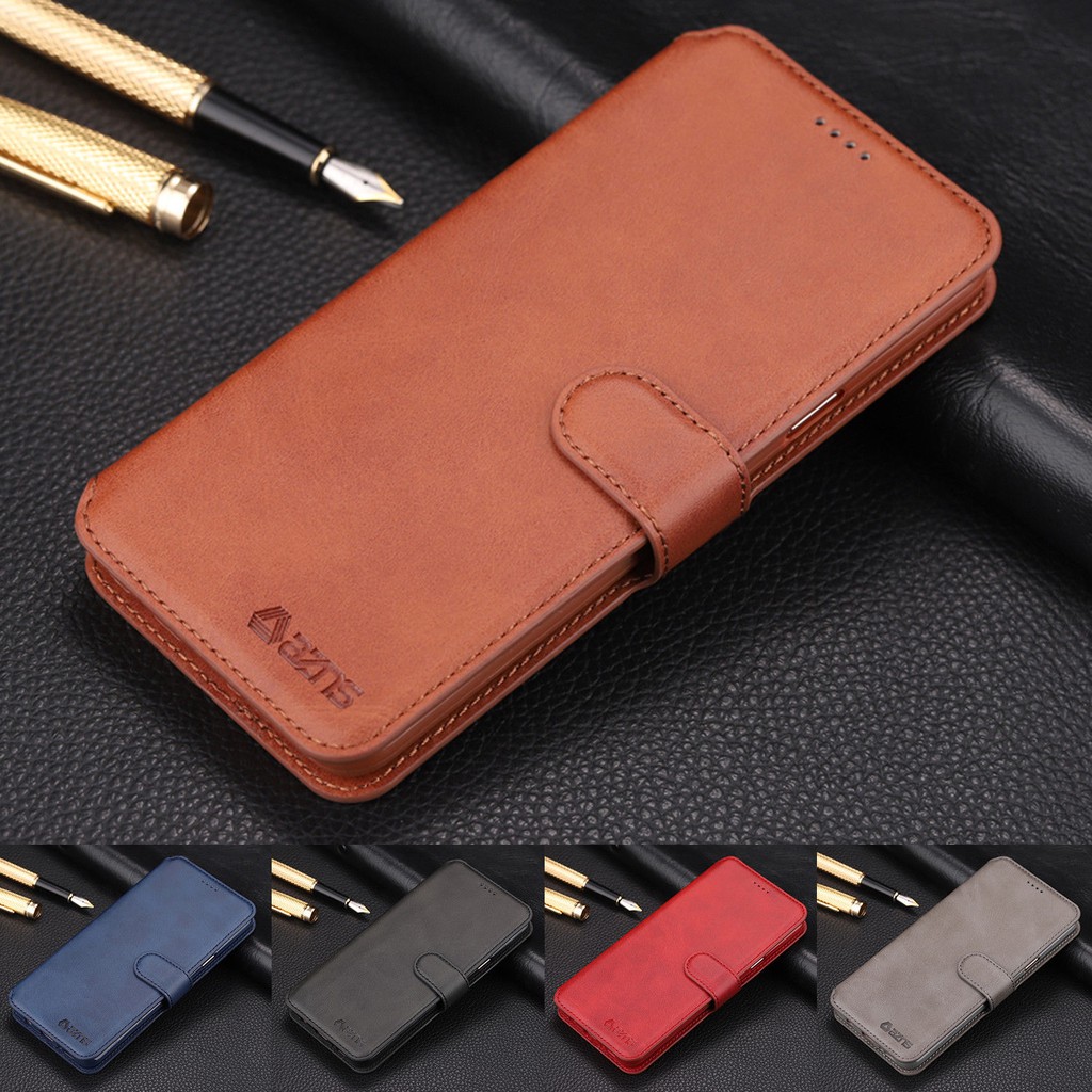 For Samsung Galaxy S9+ Plus S8 S8P S9 Leather Wallet Case Card Slot Flip Back Cover