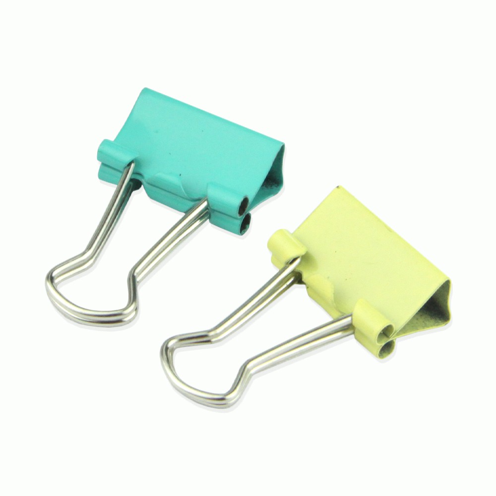Kẹp giấy nhiều màu Hồng Hà 15mm 6638 (hộp 60 chiếc)