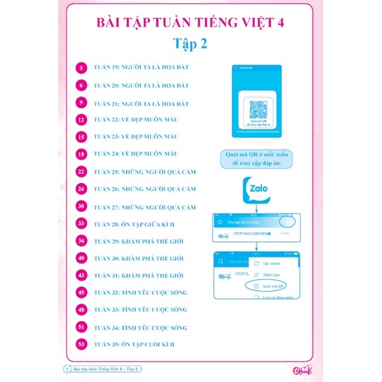 Sách lớp 4 - Bài tập tuần Tiếng Việt 4 tập 2 (theo chương trình mới của bộ Giáo dục)