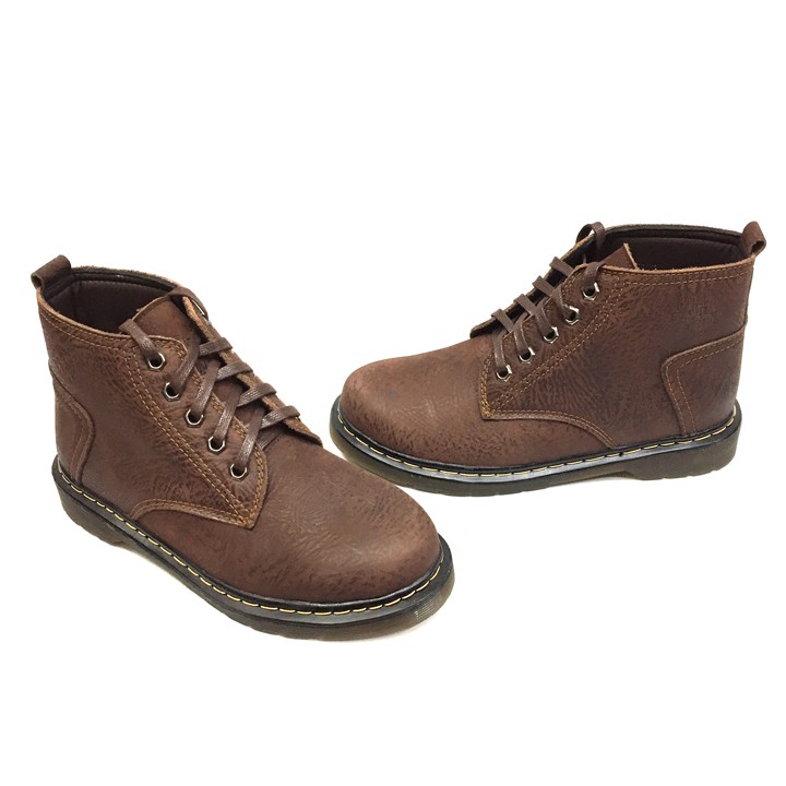 Giày Nam Da Bò Cao Cổ Buộc Dây Phiên Bản Doctor Thể Thao Cá Tính | BigBuy360 - bigbuy360.vn