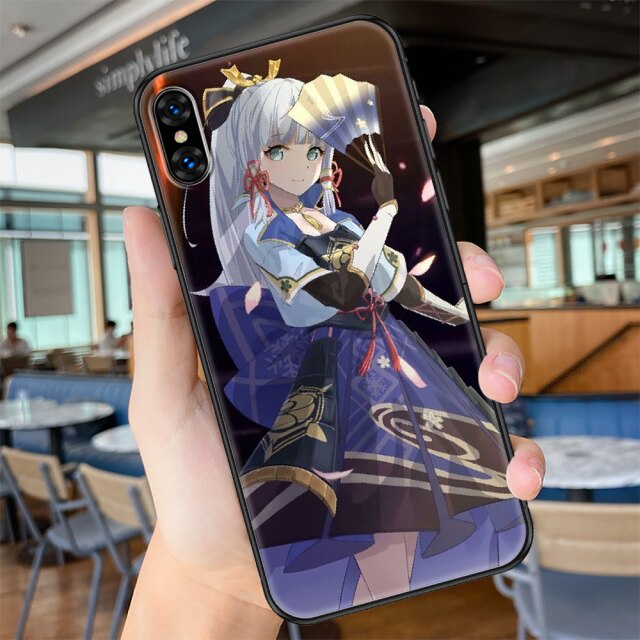 Ốp điện thoại Genshin Impact: Ayaka cho Samsung, Iphone, Xiaomi, Vsmart, Iphone, Oppo, Huawei, Vivo...