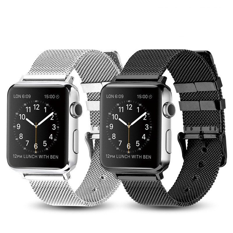 Dây Inox Khóa Kim Loại Cho Đồng Hồ Apple 42mm / 38mm 3 2 1