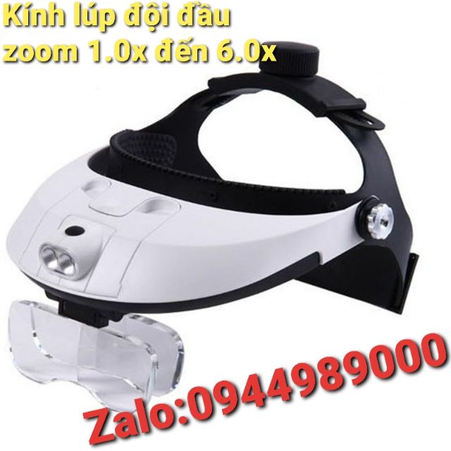 Kính Lúp đội đầu zoom 1x đến 6.0x