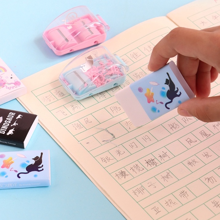 Cục Tẩy Mini Kiểu Dáng Hoạt Hình Dễ Thương Tiện Dụng Cho Học Sinh