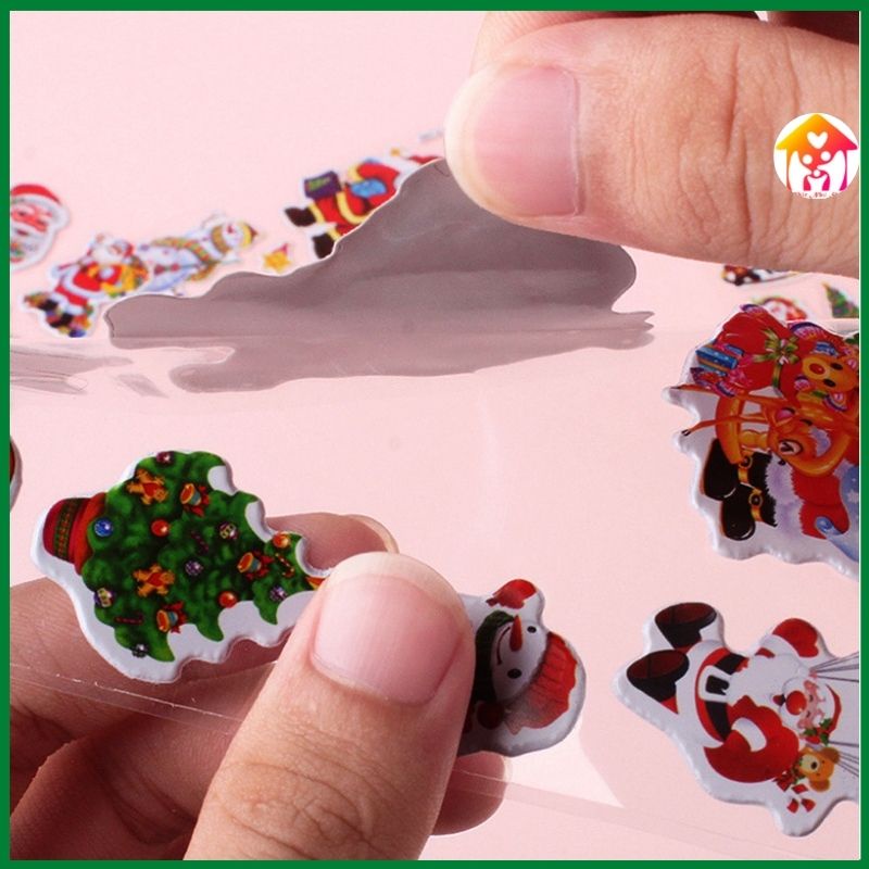 Nhãn dán trang trí giáng sinh Noel cho bé siêu đẹp