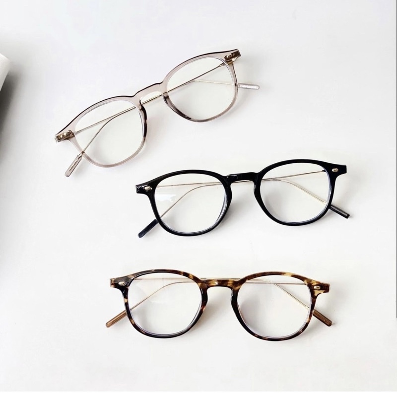 Kính giả cận, Gọng kính cận mảnh 9321 chống ánh sáng xanh, UV400 càng dẻo Jolie eyewear