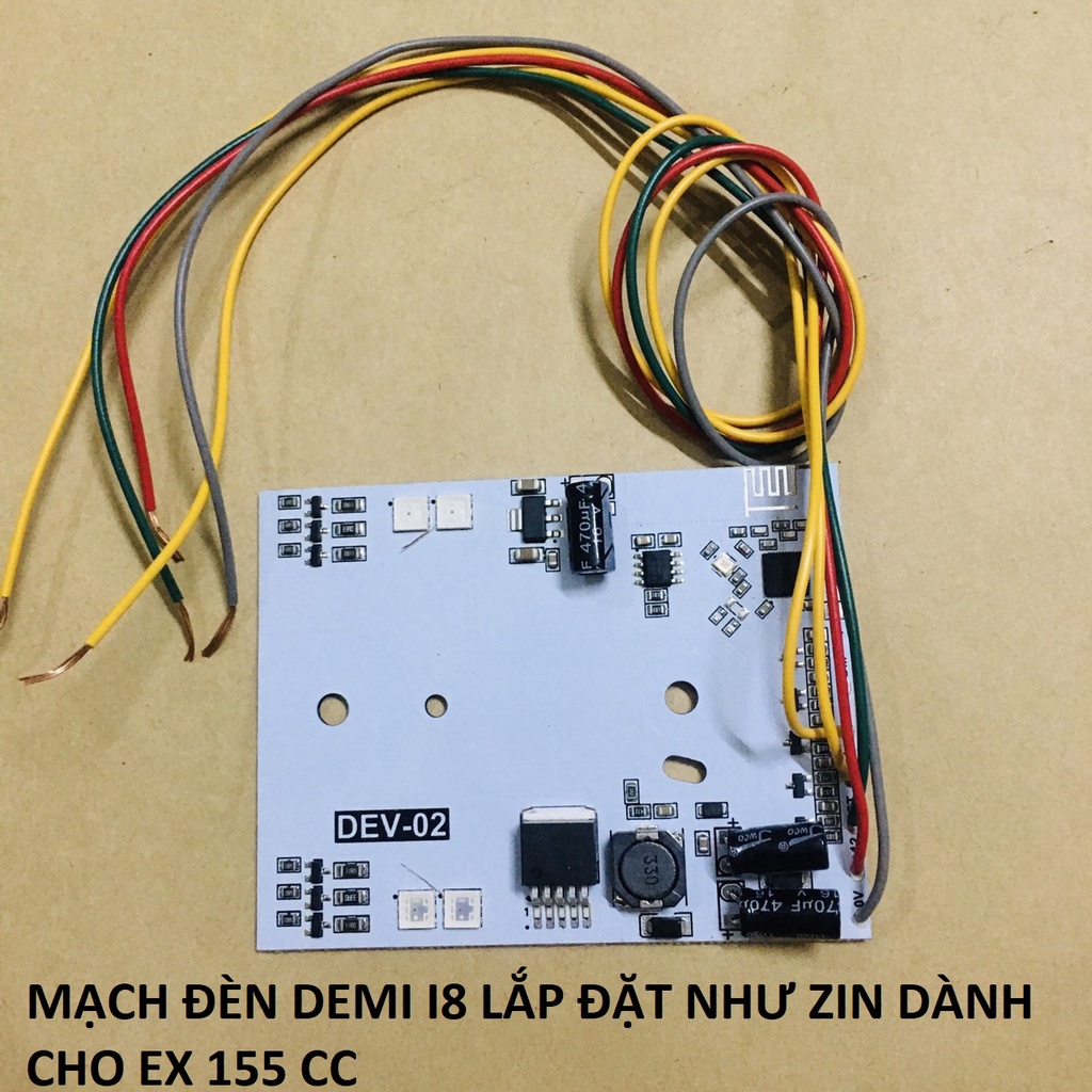 Mạch đèn demi I8 lắp cho ex 155