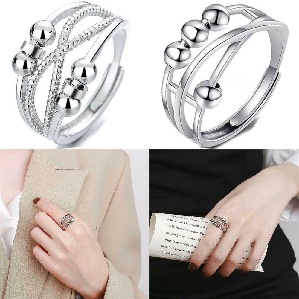 Vòng Nhẫn Giúp Giảm Căng Thẳng Dùng Trong Tương Lai|Con Quay Đồ Chơi Fidget Spinner Kunckle DạNg VòNg TròN GiúP GiảM Stress