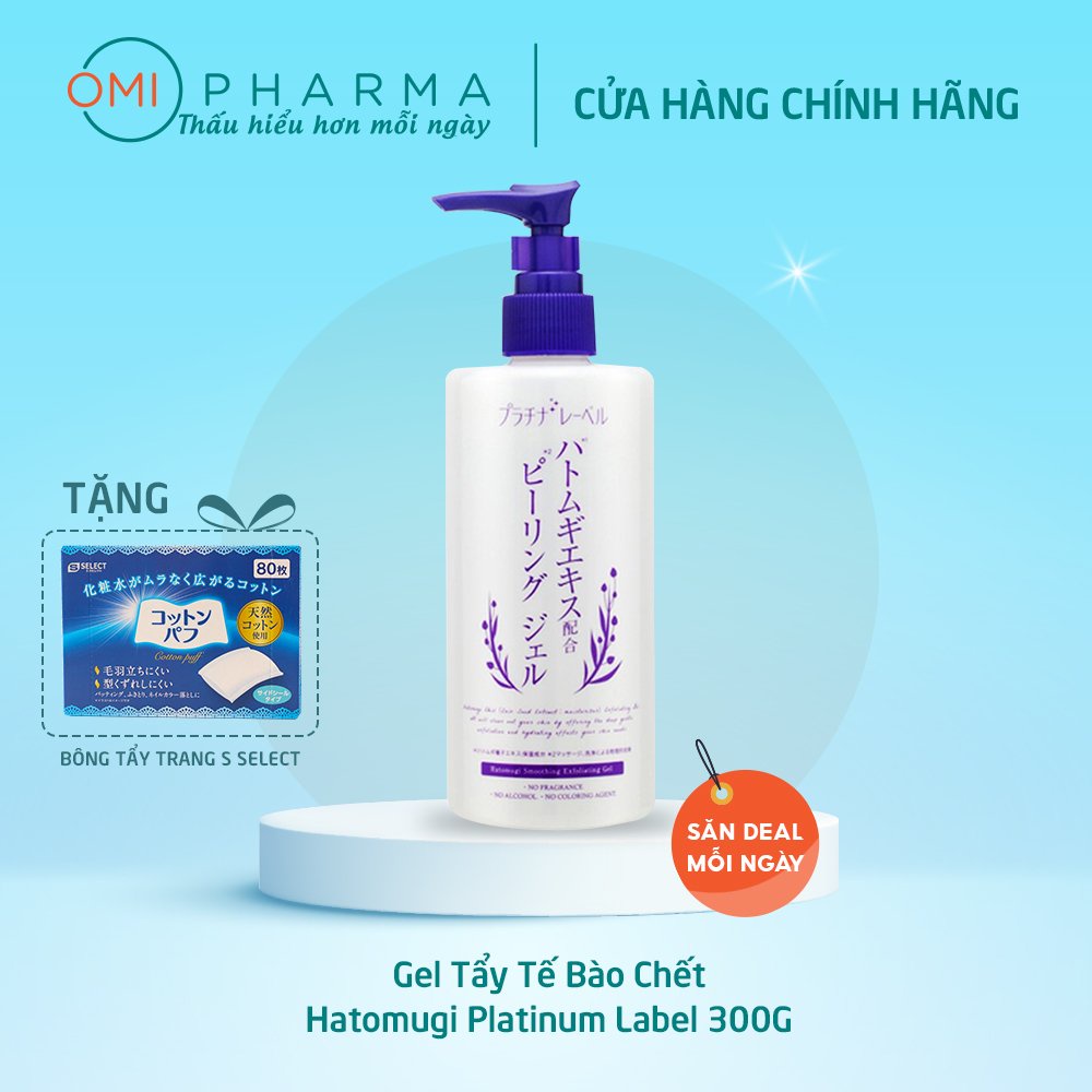 Gel Tẩy Tế Bào Chết Hatomugi Latinum Label Nhật Bản (Chai 300g)