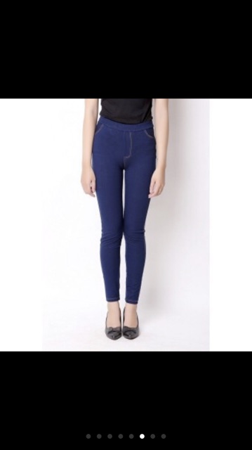 SALE LỖ - QUẦN LEGGING JEAN HAI DA