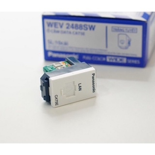 [ PANA ] Ổ cắm mạng data CAT5 Panasonic WEV2488SW (1 Cái)