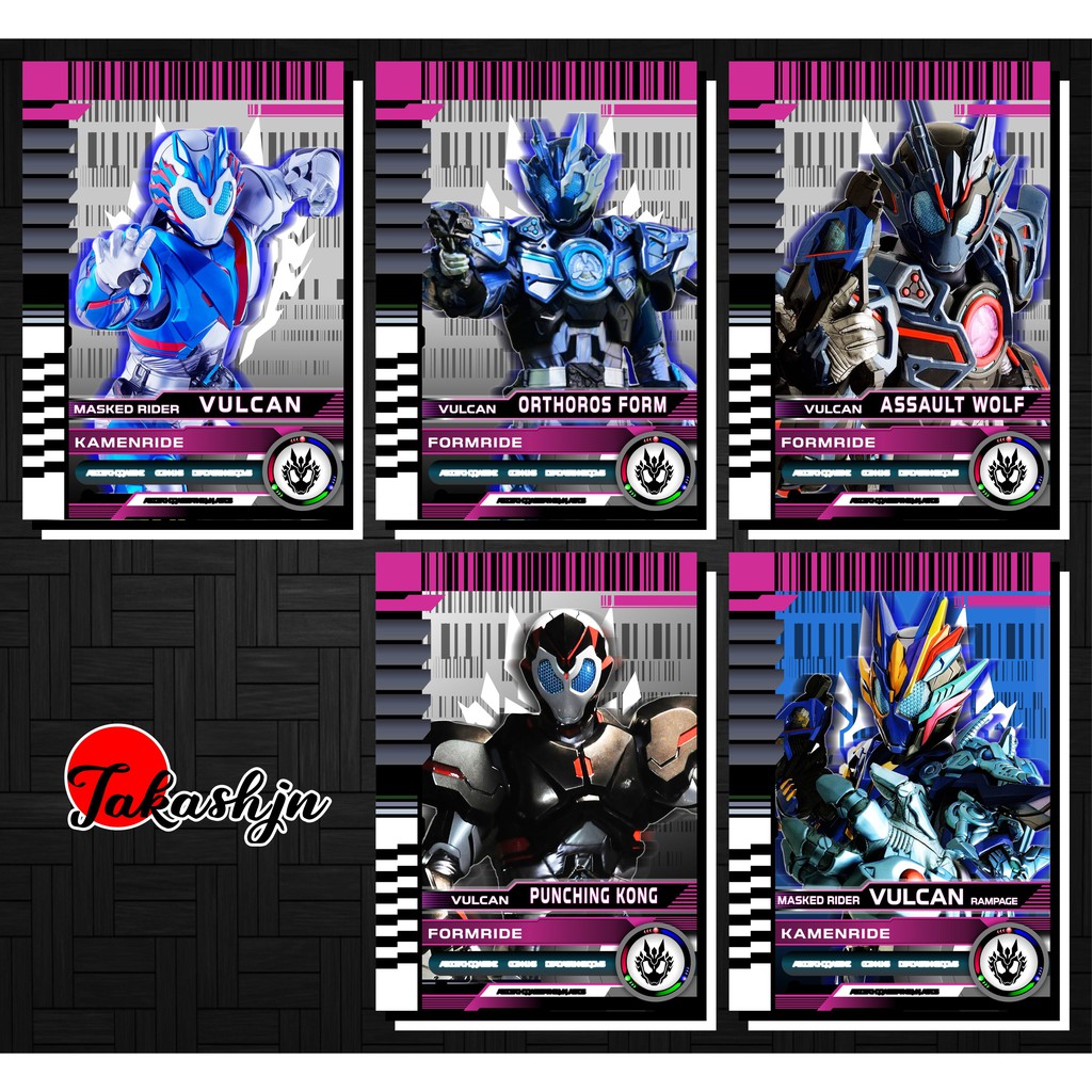 [Độc Quyền Phản Quang 7 Màu] Thẻ Bài (Card) Kamen Rider Zero One