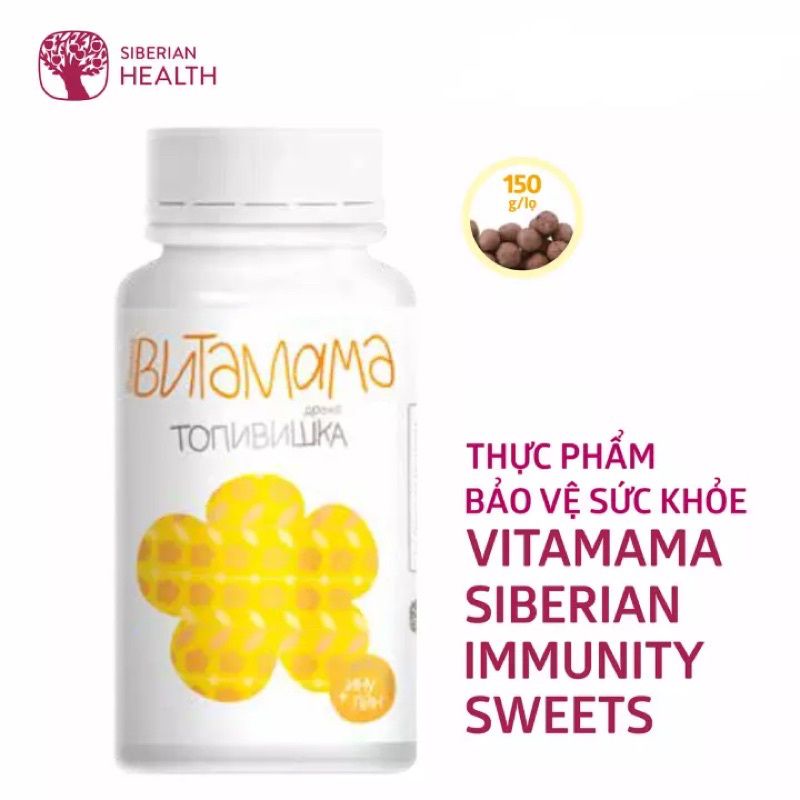 Viên  socola vitamama siberian.