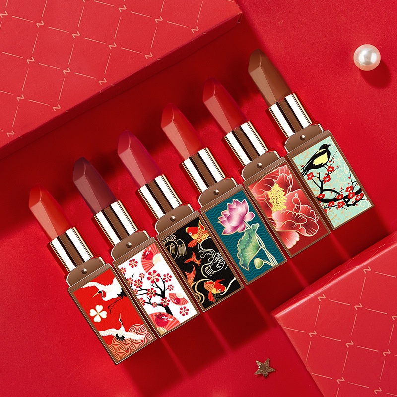 [Hàng mới về] Son môi BINMEI dưỡng ẩm lâu trôi kháng nước không phai màu retro phong cách