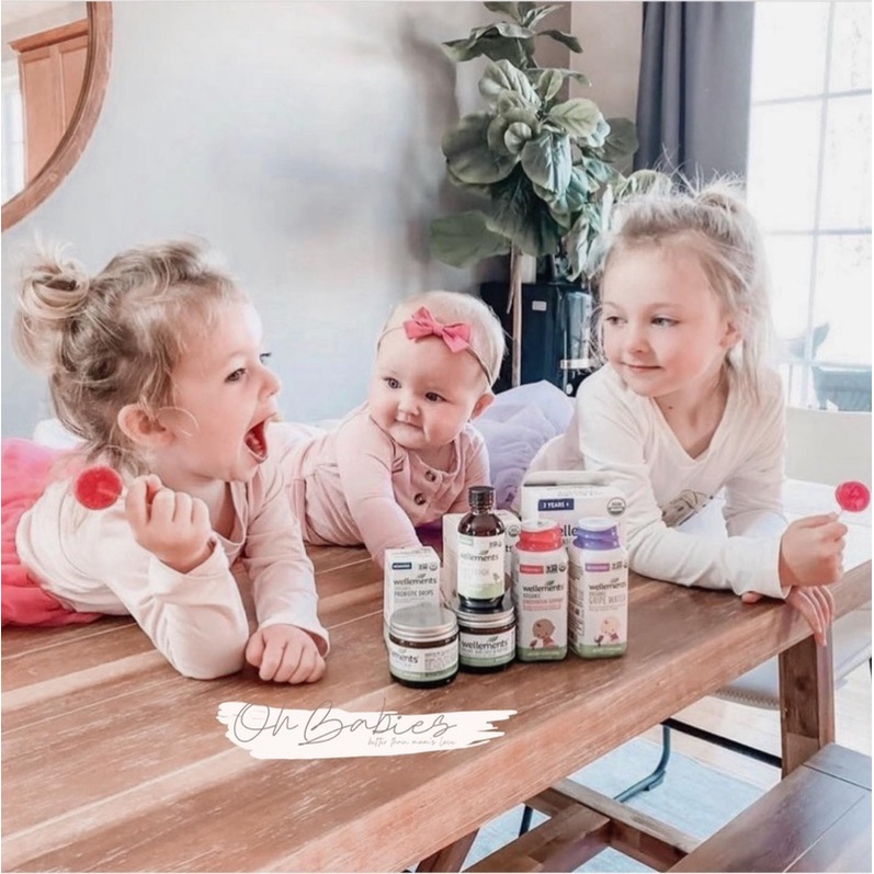 Siro táo bón Wellements Organic cho bé từ 6m+ [OH BABIES]