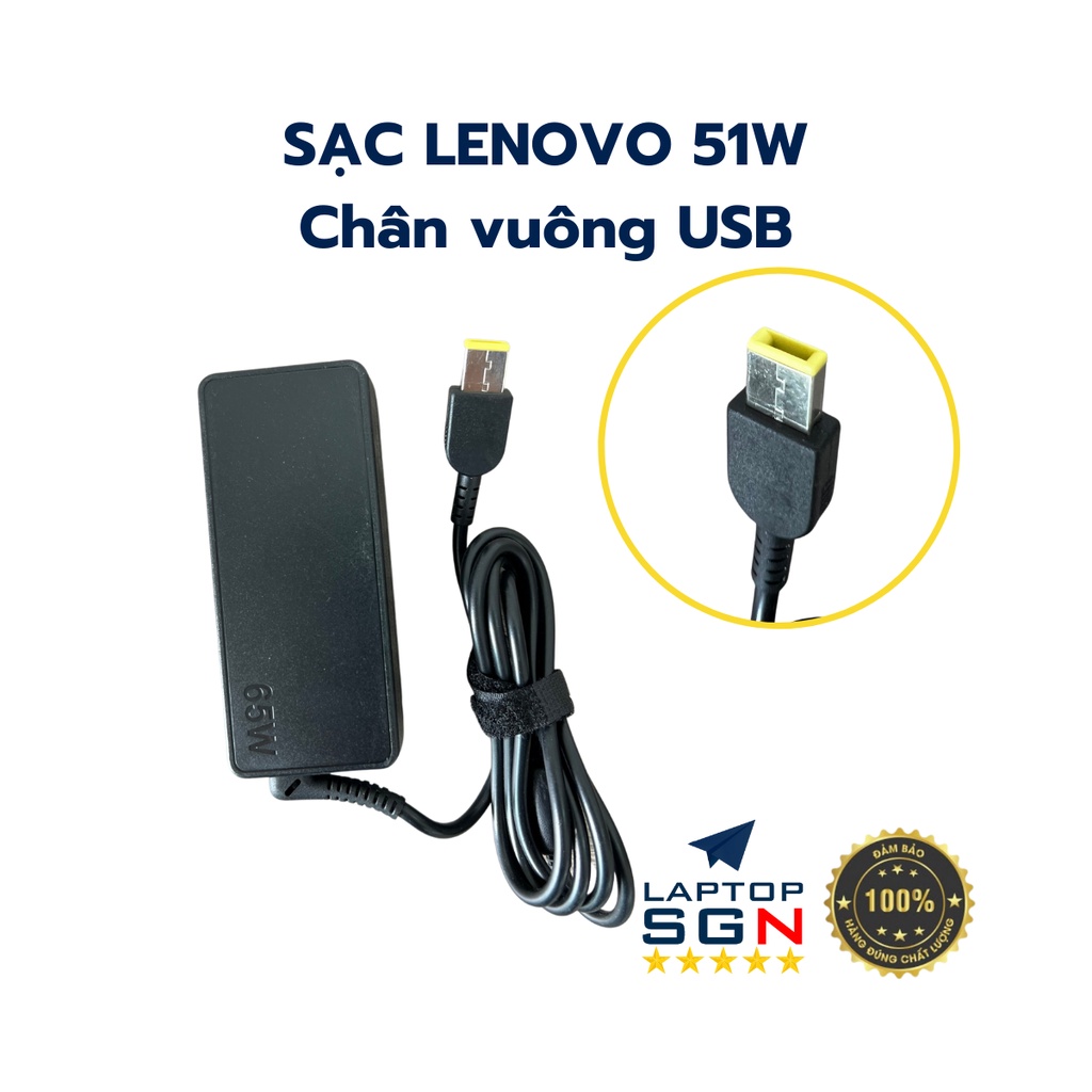 Sạc Laptop Lenovo Chân Usb Kim 45W Cho các dòng laptop ThinkPad T460, T460s, L460, E470, T440, T440s, X260, X270