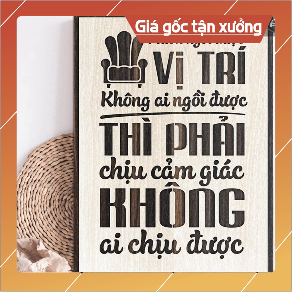 Tranh tạo động lực treo tường trang trí văn phòng - Câu nói của Sơn Tùng MTP