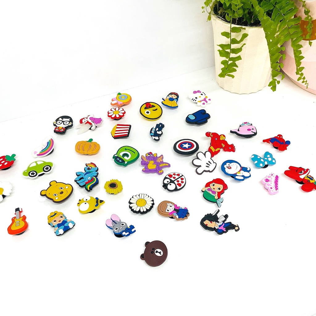 [Mới] Sticker Dép Crocs Nhiều Mẫu Lựa Chọn Giá Siêu Rẻ
