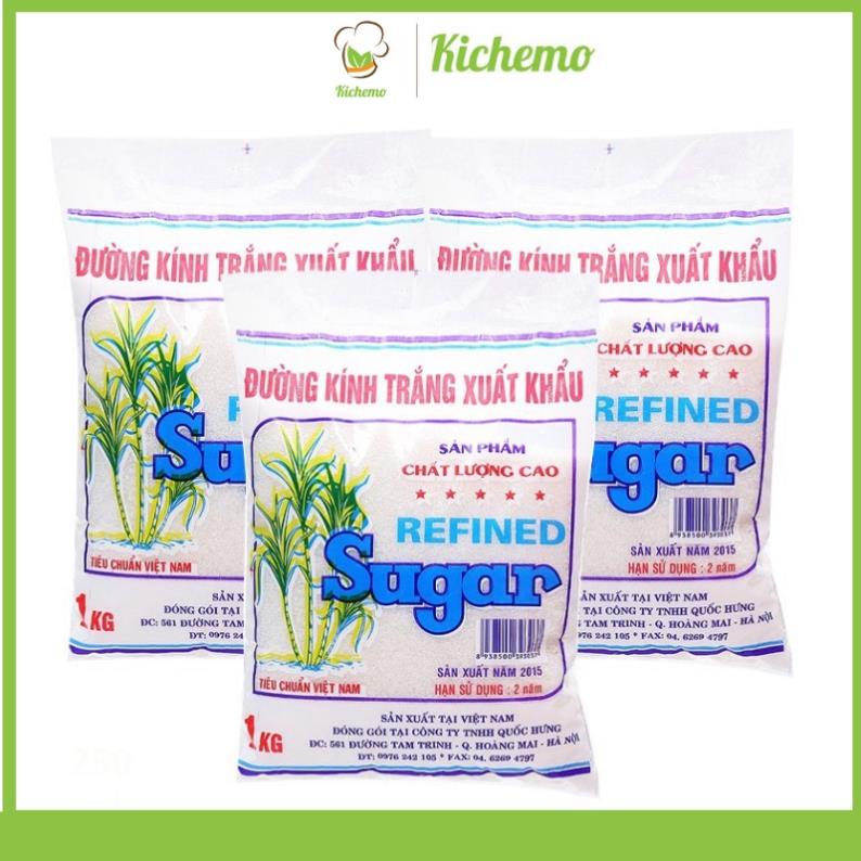 Đường kính trắng xuất khẩu gói 1kg / Đường tinh luyện