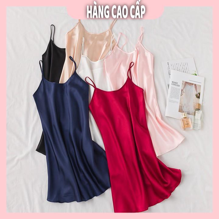 Đầm ngủ hai dây đơn giản có thể mặc lót trong váy với 6 màu siêu xinh | BigBuy360 - bigbuy360.vn