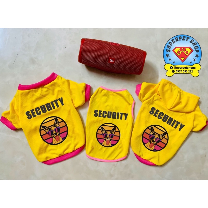 ÁO THÚ CƯNG HÌNH CHIHUAHUA SECURITY SIÊU XINH GIÁ RẺ