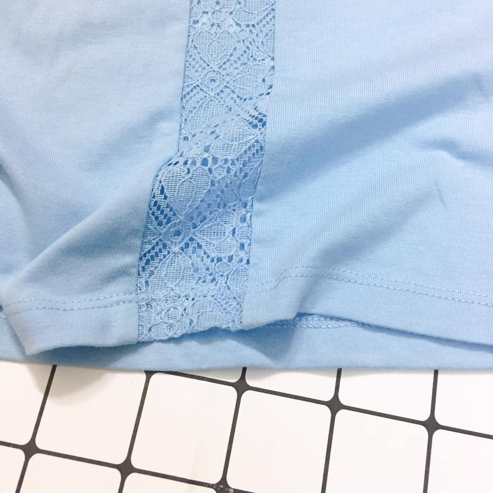 Bộ cotton cộc tay và sát nách bé gái