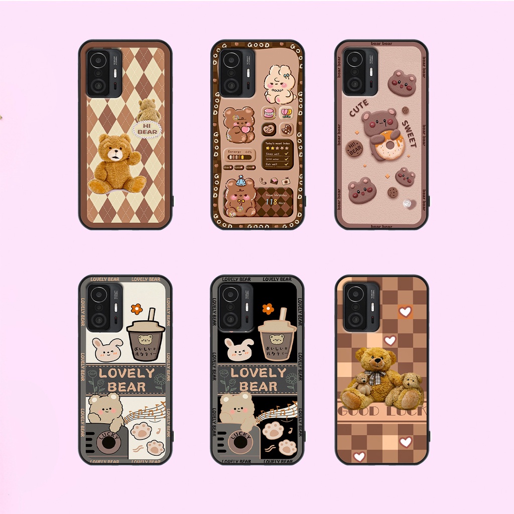 Ốp lưng Xiaomi Mi 11T - Mi 11T Pro in hình gấu bear dễ thương, bền đẹp