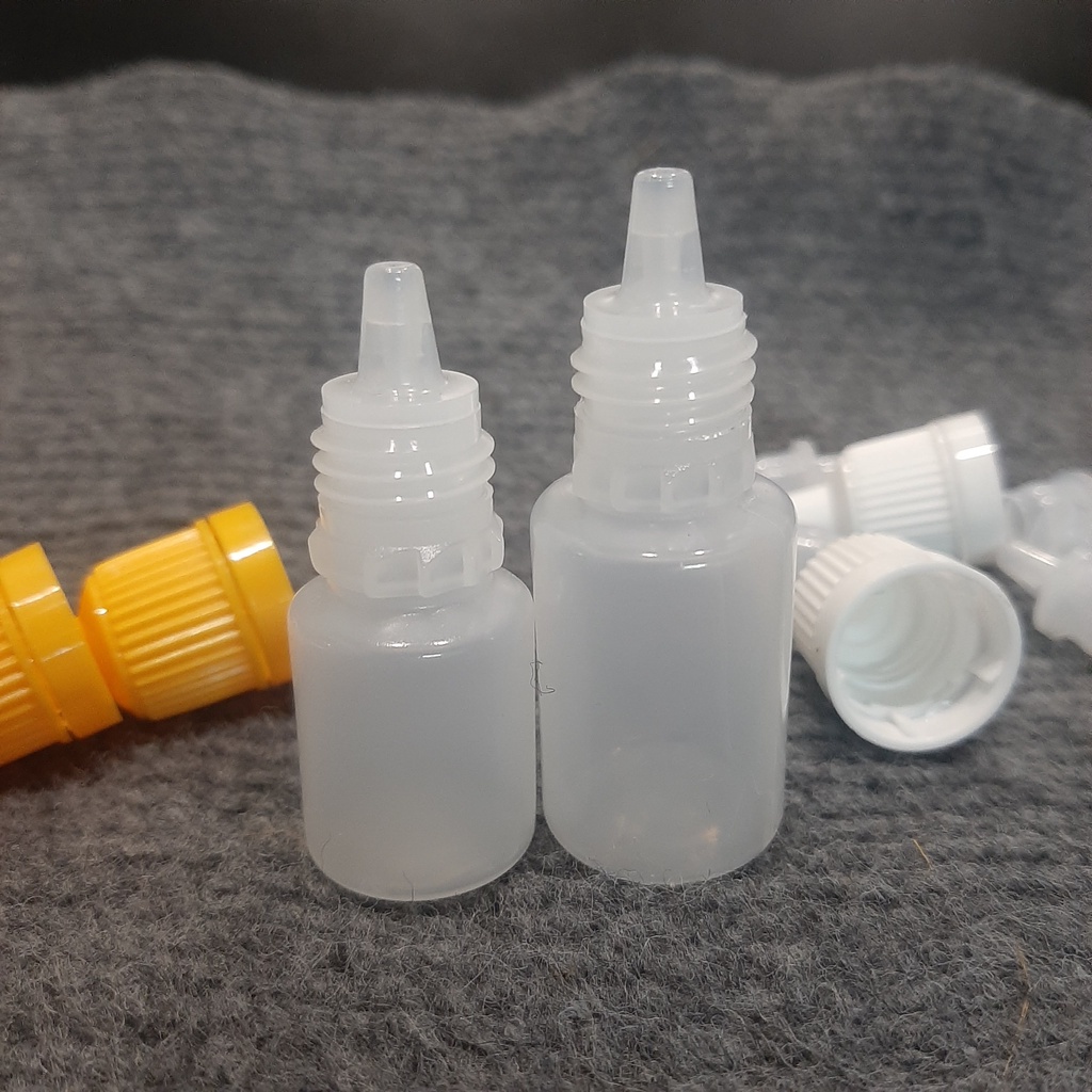 Lọ nhựa rỗng 5ml 10ml (combo 1000 lọ) đựng nước nhỏ mắt nắp có garanti ,Chai nhựa 5ml 10ml