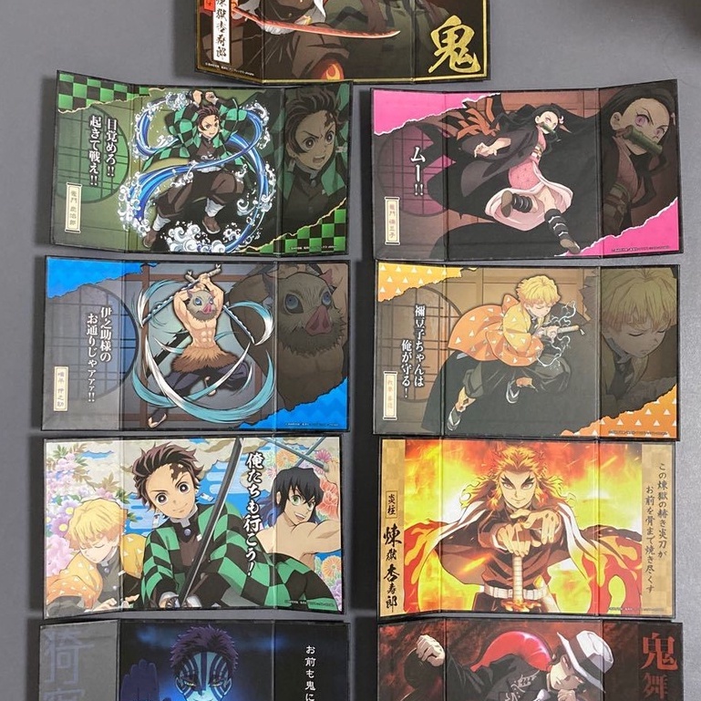 Bình phong Kimetsu no Yaiba Mini Folding Screen Collection 2
