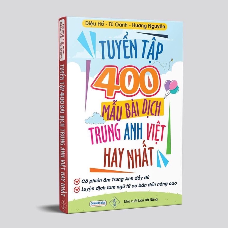 Sách-Tuyển tập 400 mẫu bài dịch Trung - Anh - Việt hay nhất