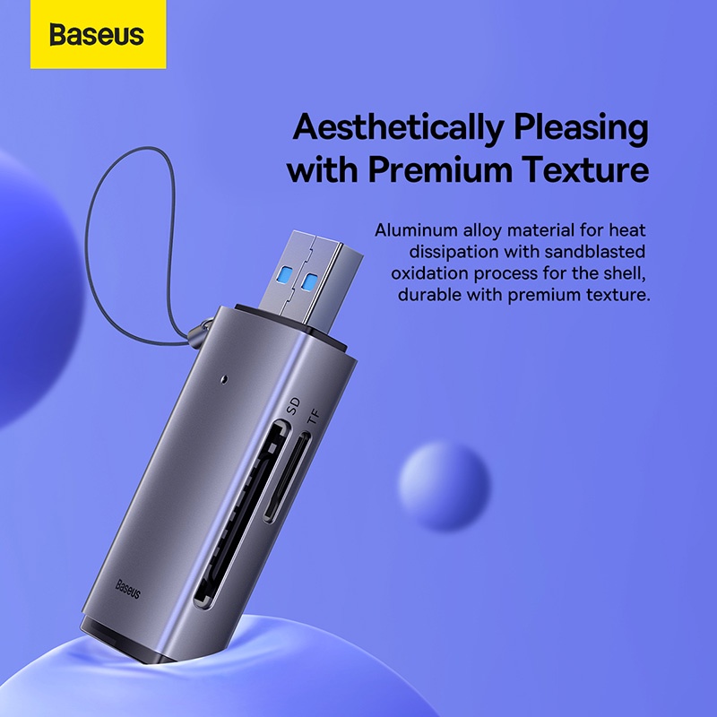 Đầu Đọc Thẻ Nhớ USB 3.0 Hiệu Baseus