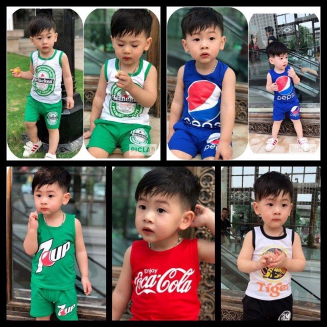 Set 5 bộ cộc cho bé loại 1