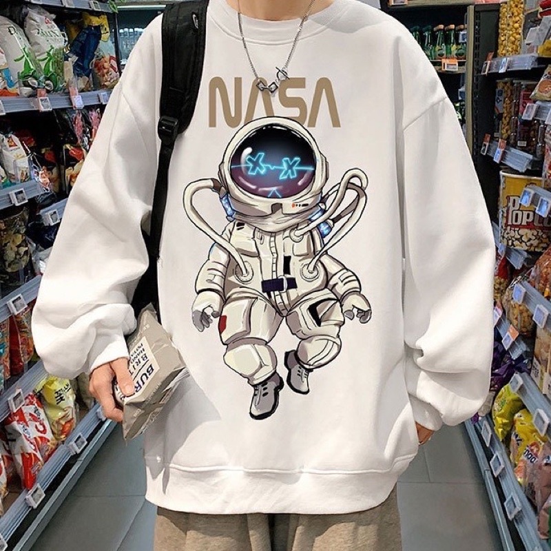 ÁO SWEATER NAM NỮ UNISEX PHI HÀNH GIA NASA SIZE 40-80kg