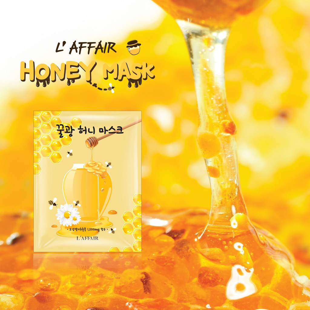 Mặt Nạ Dưỡng Da Chiết Xuất Sáp Ong Rainbow L’affair - 25g