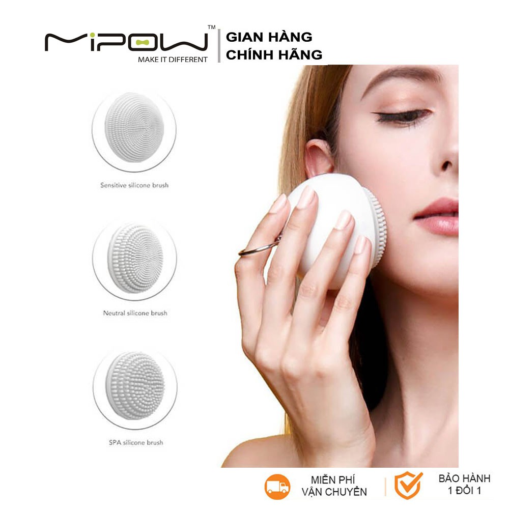 Máy làm sạch &amp; Massage mặt Mipow Anillo Pro-Sonic - Hàng phân phối chính hãng