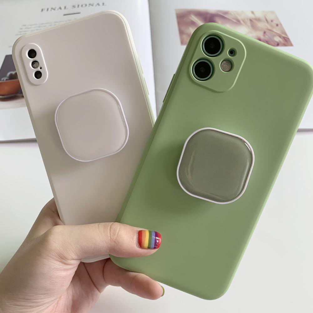 Giá Đỡ Điện Thoại Màu Trơn Hình Vuông Tiện Dụng