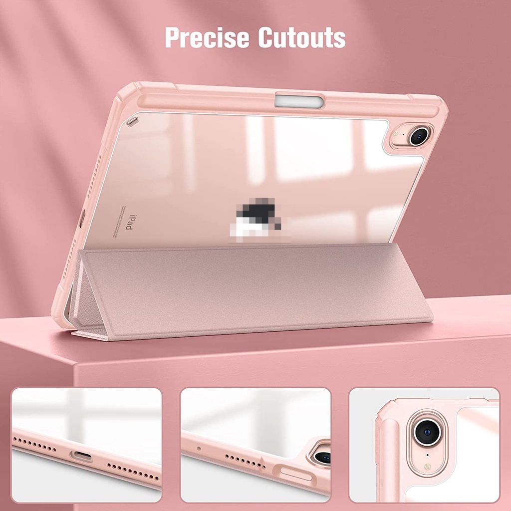 Ốp Máy Tính Bảng Trong Suốt Cho iPad 9th Gen 8th 7th 6th 5th Air5 Pro 11 Case 2020 2021 for Air 2 2018 9.7 Mini 4 5 Air 3