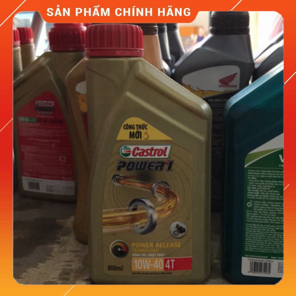 <giá tốt> Dầu nhớt xe số 800ml castrol