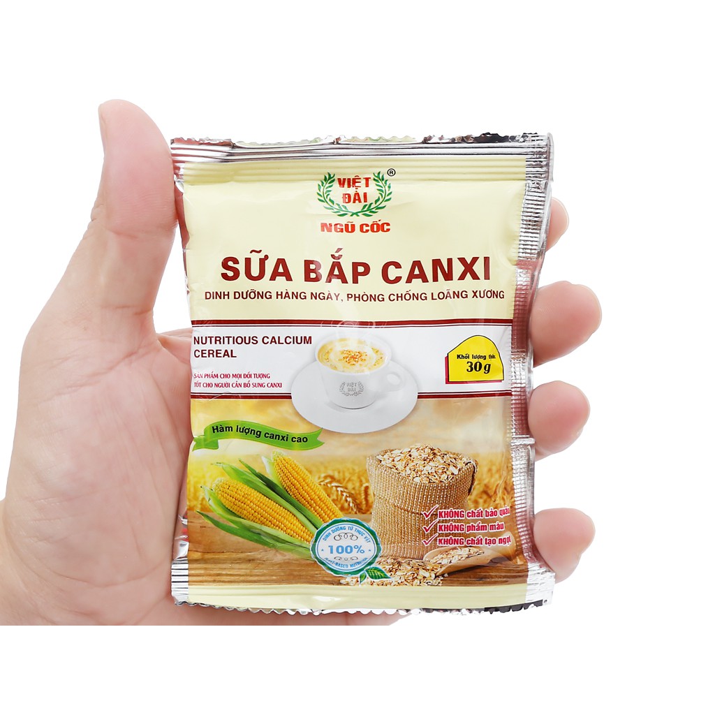 Bột ngũ cốc Sữa bắp Canxi Việt Đài túi 600g