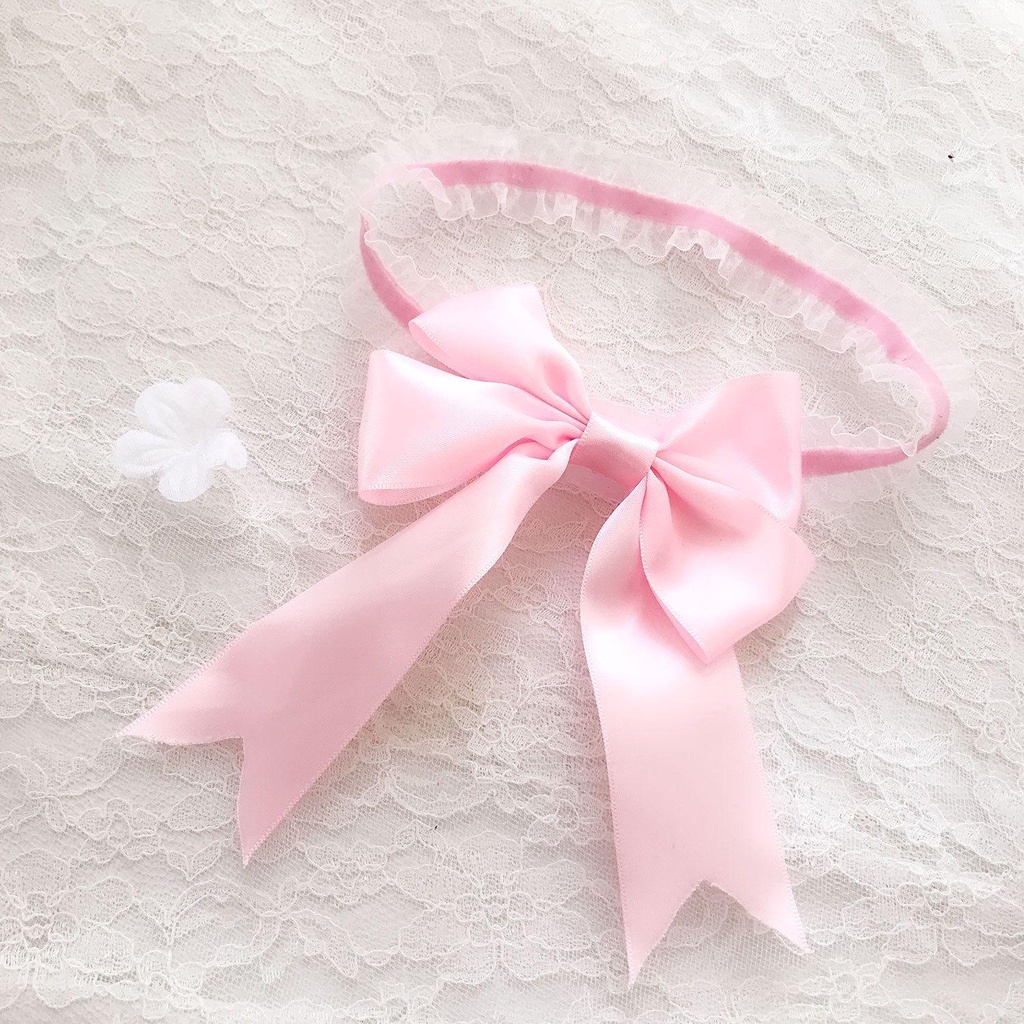 Vòng Ren Lưới Co Giãn Thắt Nơ Đùi Gợi Cảm Cho Cô Dâu