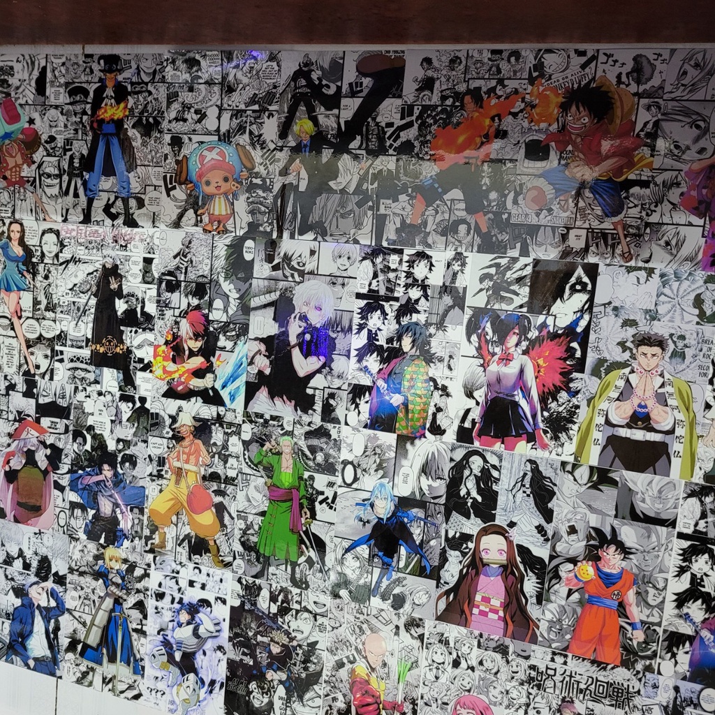 Set 60+ Tấm Wallpaper Nhân Vật Truyện Tranh Manga / Anime - Anime Posters |  | Wall Collage - Cán bảo vệ - Có Keo Dán