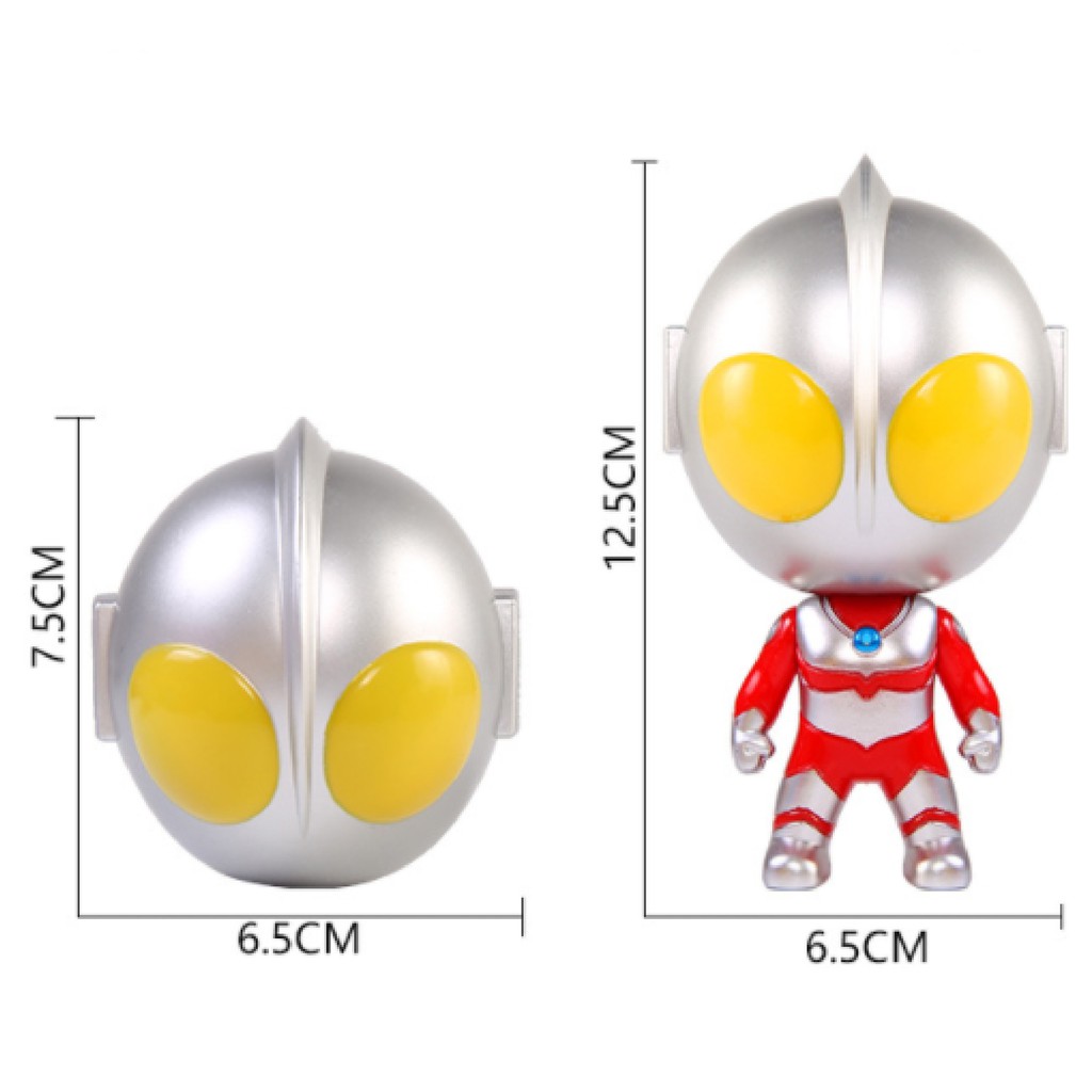 Đồ Chơi Siêu Nhân Trứng Gấp Gọn Biến Hình Ngộ Nghĩnh Khiến Bé Mê Mẩn Làm Móc Khóa Balo Nhựa ABS An Toàn Gtoys